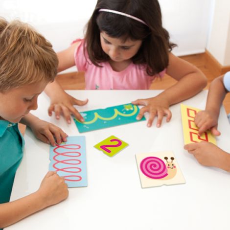 Joc Tactil Numere Akros | Pre-Scriere Montessori - imagine 8