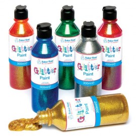 Set Guase 6 Culori Glitter Baker Ross