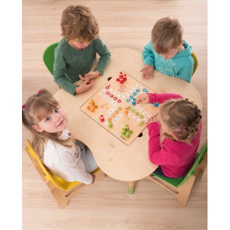 Set Play Corner Beleduc cu masă, scaune și jocuri - imagine 2