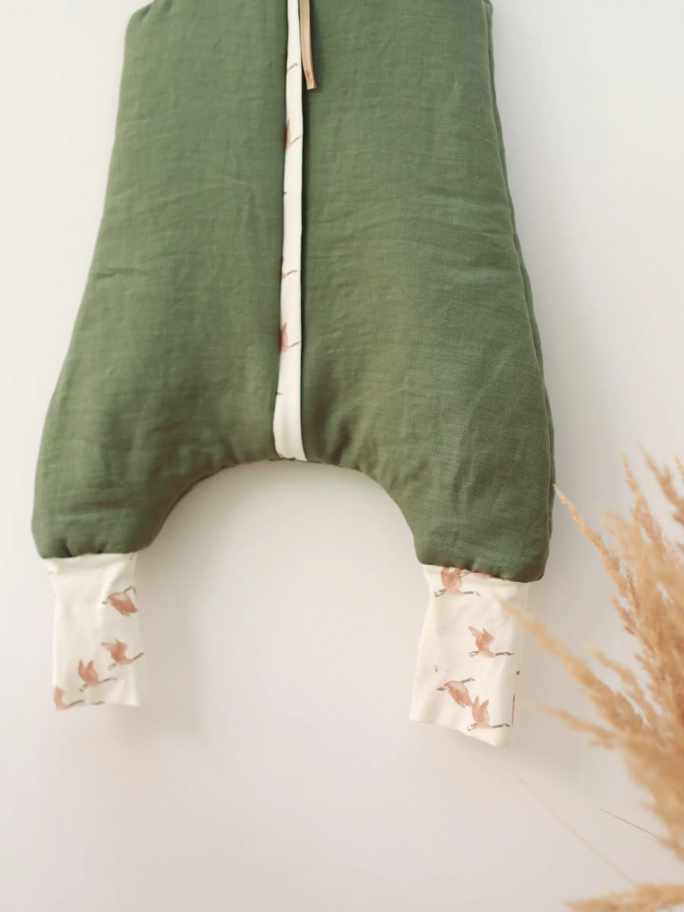 Sac de dormit Babyly, Forest Green, 2-2.5 Tog, 1-2 ani - imagine 2