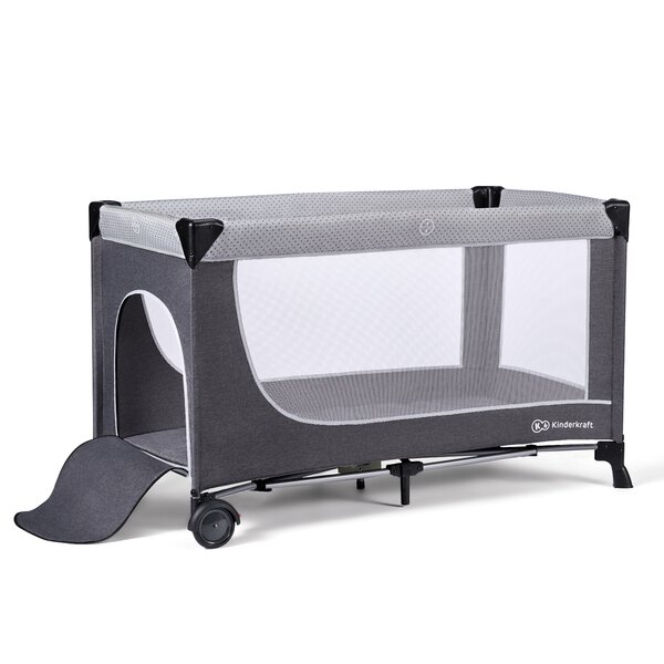 Patut Pliabil Kinderkraft Leody Grey - Modern - imagine 9