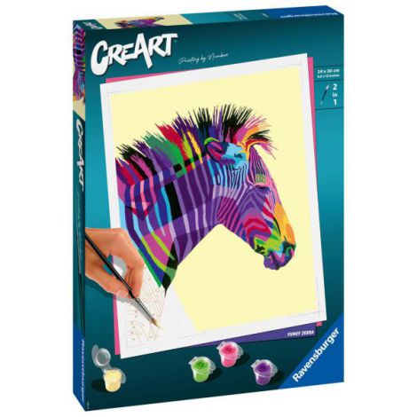 Ravensburger Pictură Zebra - Creativitate