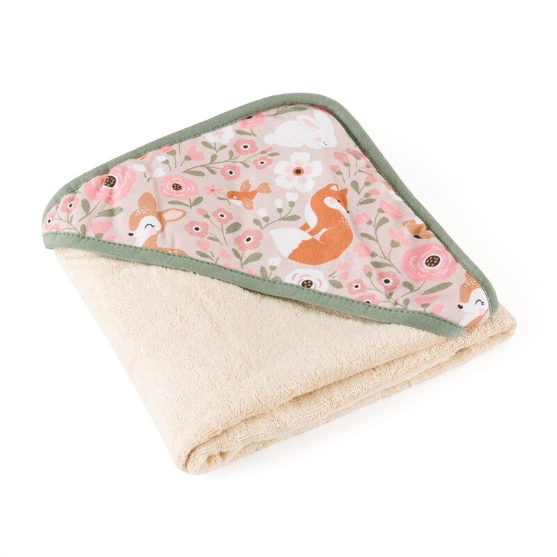 Prosop cu Gluga Petite&Mars Loulou 100x100cm Bambus