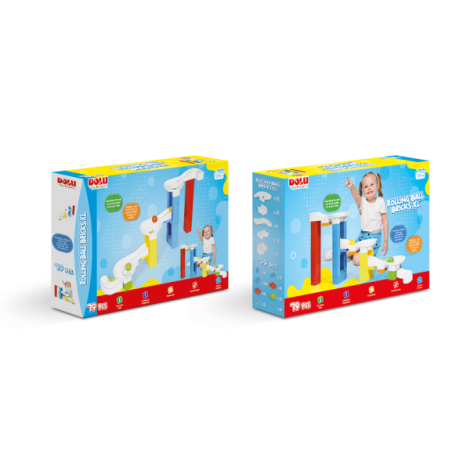 Dolu Labirint Bile 79 Piese - Joc Constructie Educational