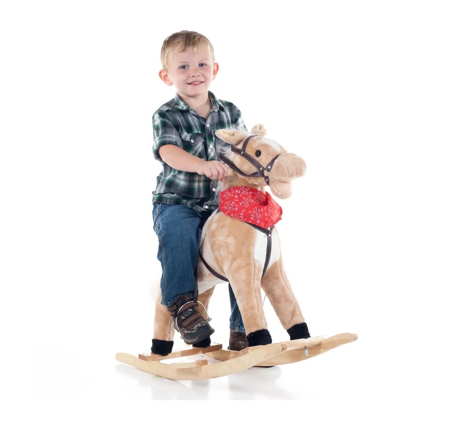 Balansoar Caluț Little Mom cu Roti și Sunete - imagine 2