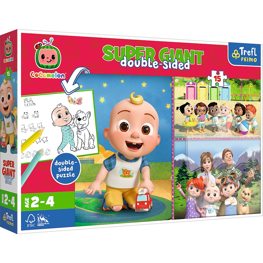 Puzzle Trefl Cocomelon 15 piese Super Giant