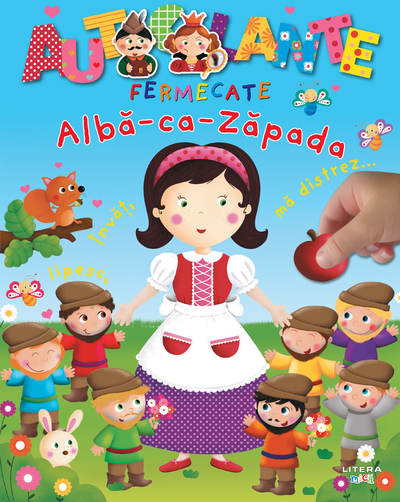 Autocolante Fermecate: Alba ca Zapada - Litera