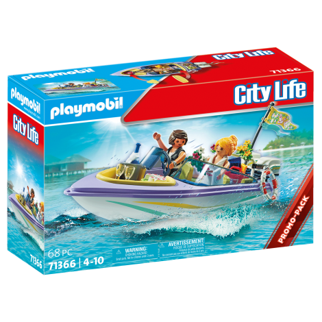 Playmobil Barca de Viteză - Aventura în Luna de Miele