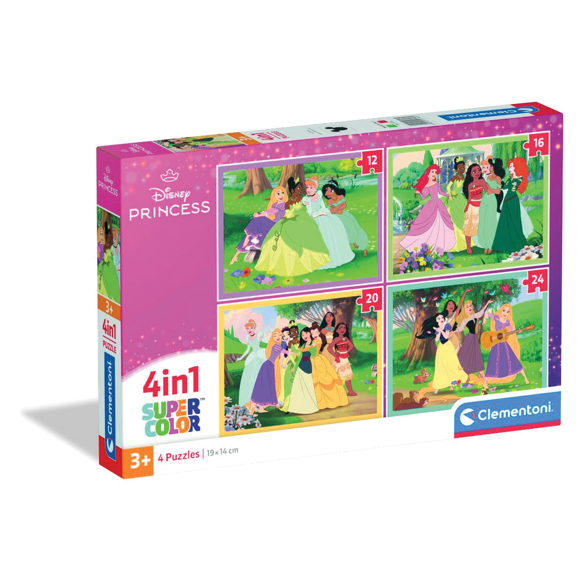 Puzzle 4 in 1 Clementoni Disney Princess