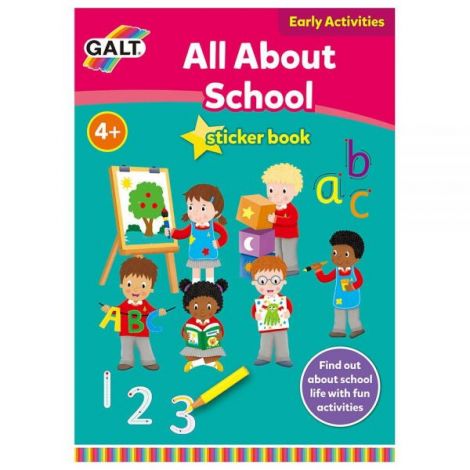 Galt - Carte activități școlară cu abtibilduri