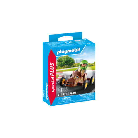 Playmobil Figurină Copil cu Kart - Aventură