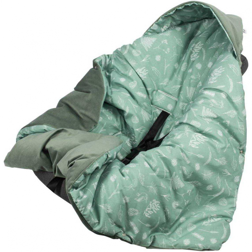 Paturica Infasat Infantilo Velvet Verde
