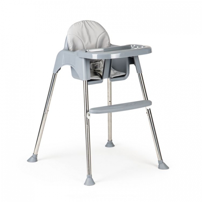 Scaun de masa 2 in 1 Ecotoys Gri, Reglabil - imagine 10