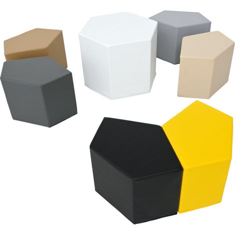 Set pufuri LO2 Moje Bambino - mobilier gradinita - imagine 4