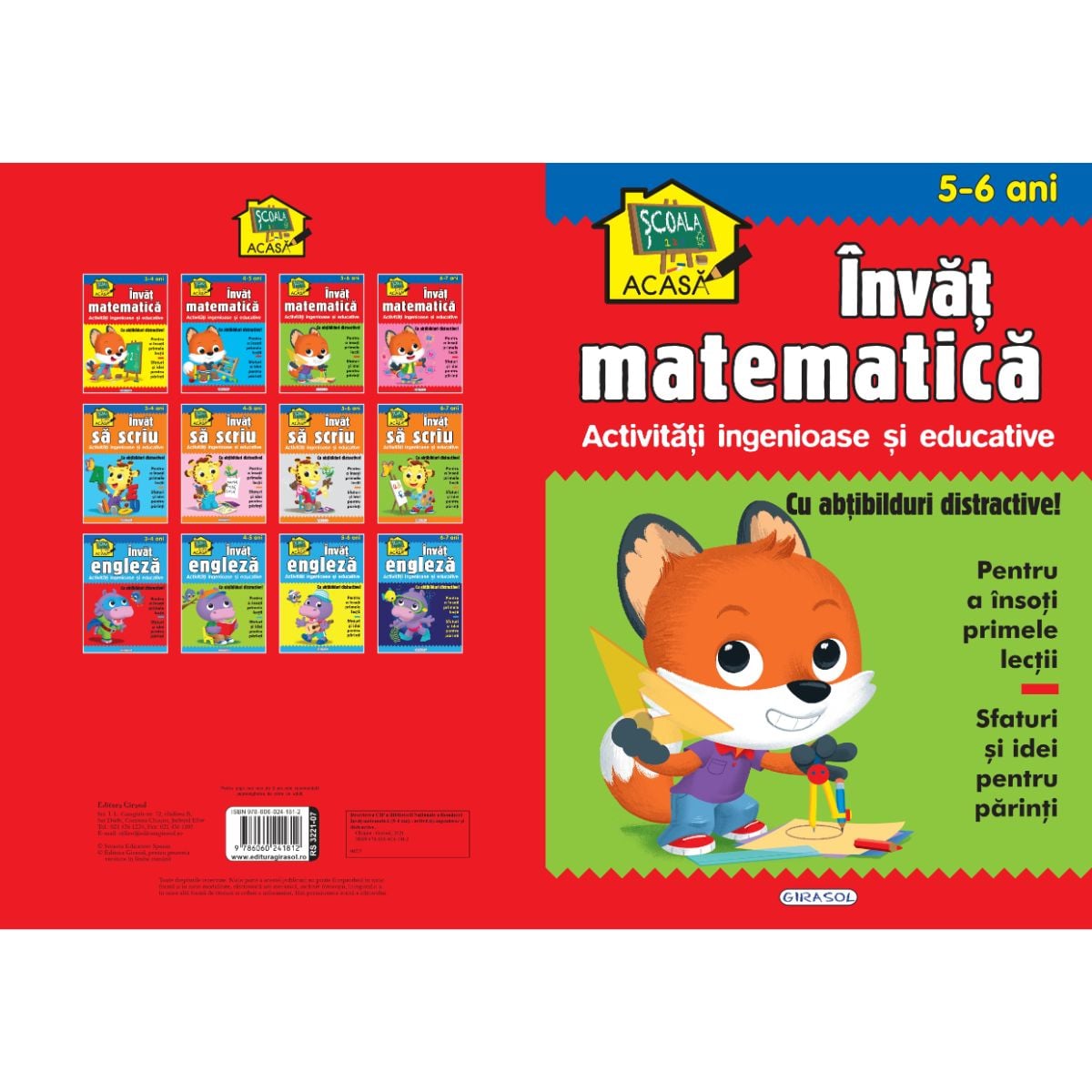 Girasol - Învață matematica 5-6 ani