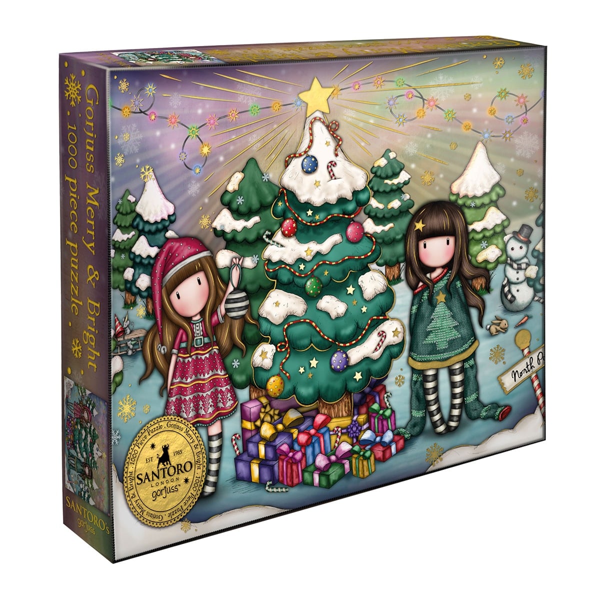 Puzzle Gorjuss Merry and Bright, 1000 piese
