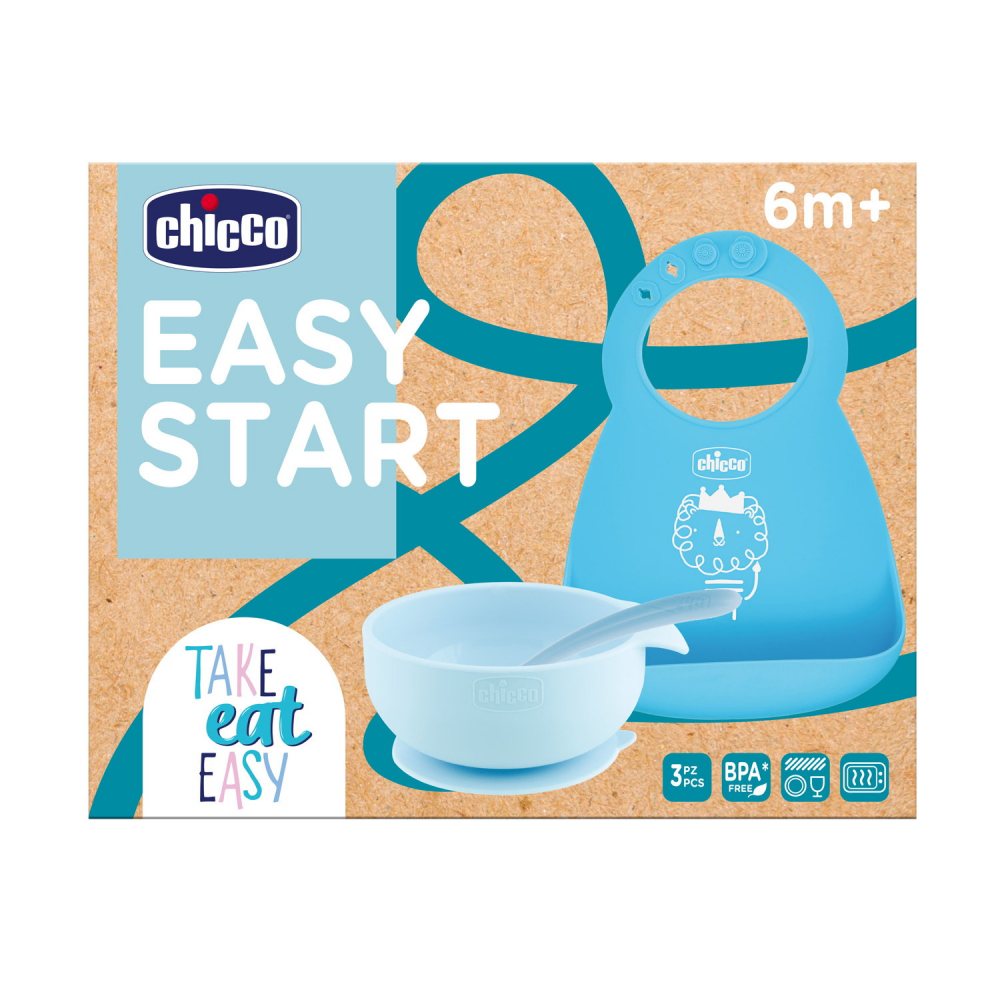 Set Diversificare Chicco Easy Start, 6 Luni+, Bleu