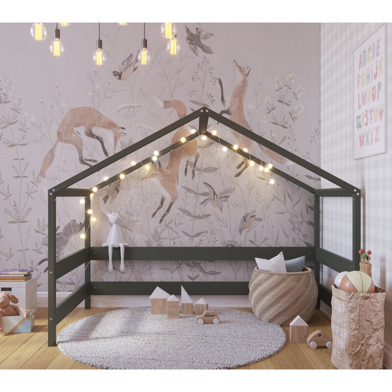 Pat YappyHytte Bed Verde Transformabil Casuta Joaca - imagine 3
