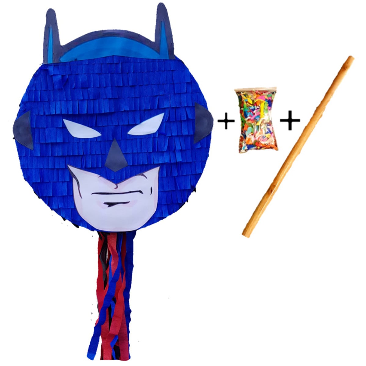 Pinata Supererou PinaStar cu Bat si Confetti