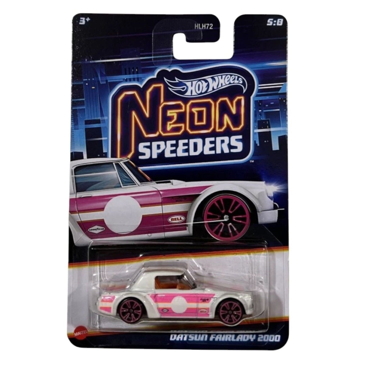 Hot Wheels Datsun Fairlady 2000 Neon Speeders 1:64