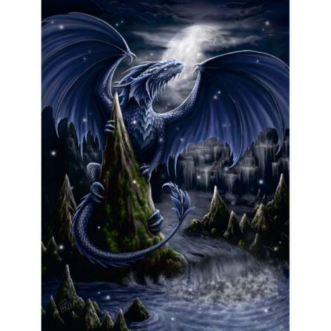 Puzzle Dragonul Negru 1500 piese Ravensburger - imagine 2