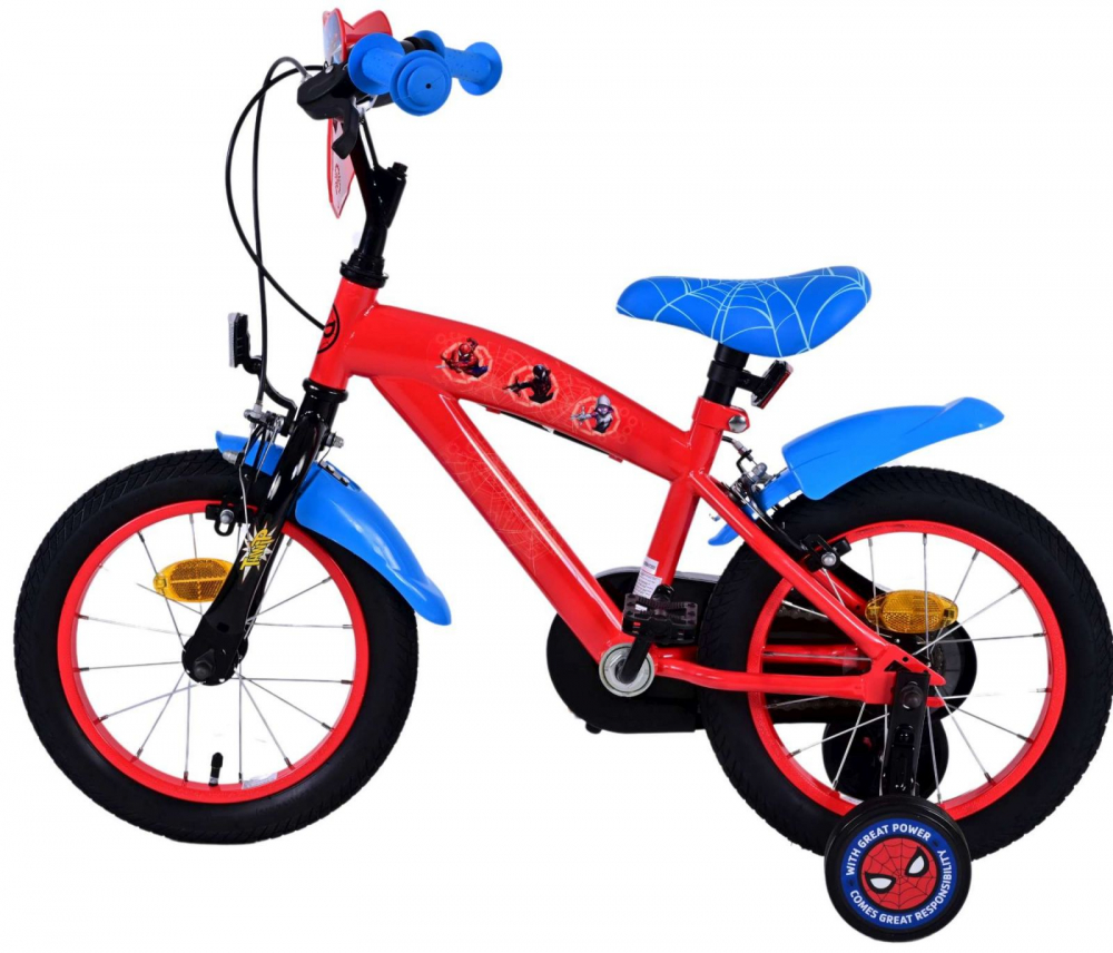 Bicicleta EL Spiderman 14" Eandl Cycles - imagine 5