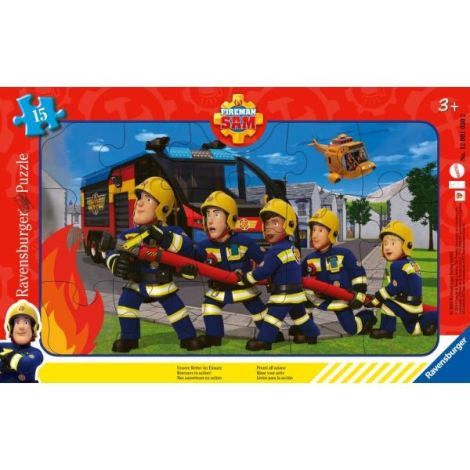 Ravensburger Puzzle Pompierul Sam 15 Piese