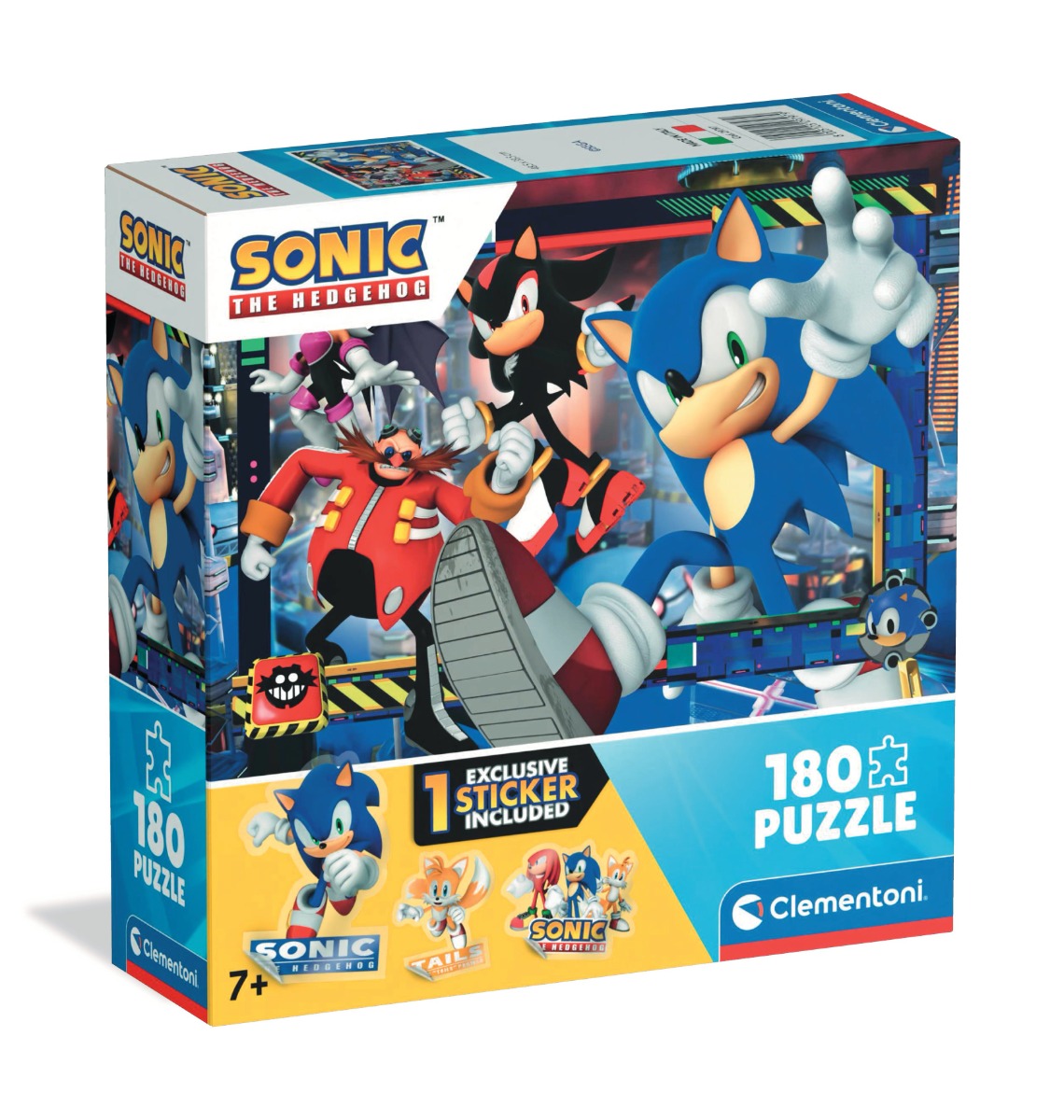 Puzzle Clementoni Sonic 180 piese + Sticker