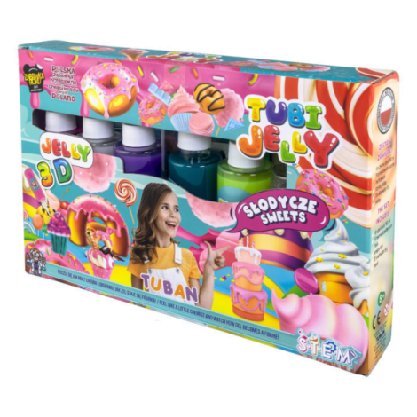Tuban Tubi Jelly 6 Culori - Set Modelare Creativă