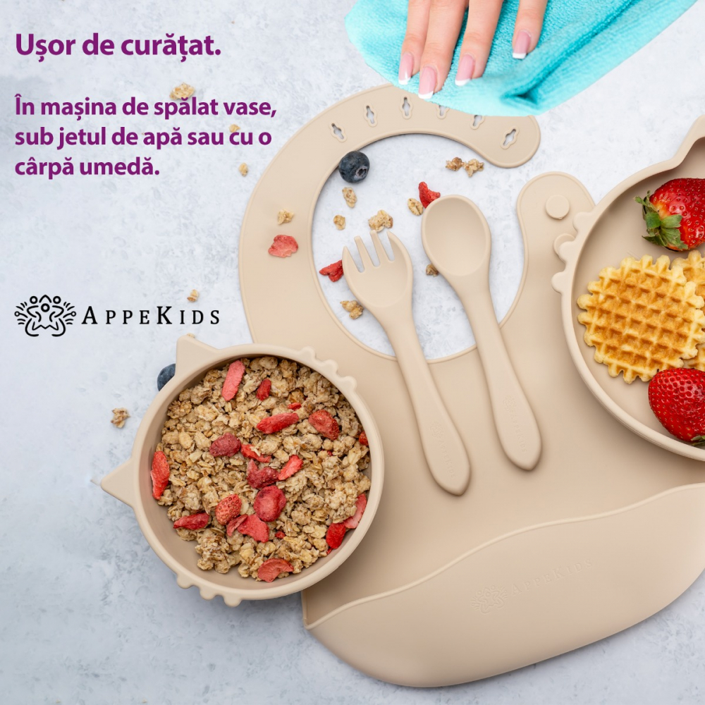 Set Diversificare AppeKids Kitty Bubble 5 Piese - imagine 3