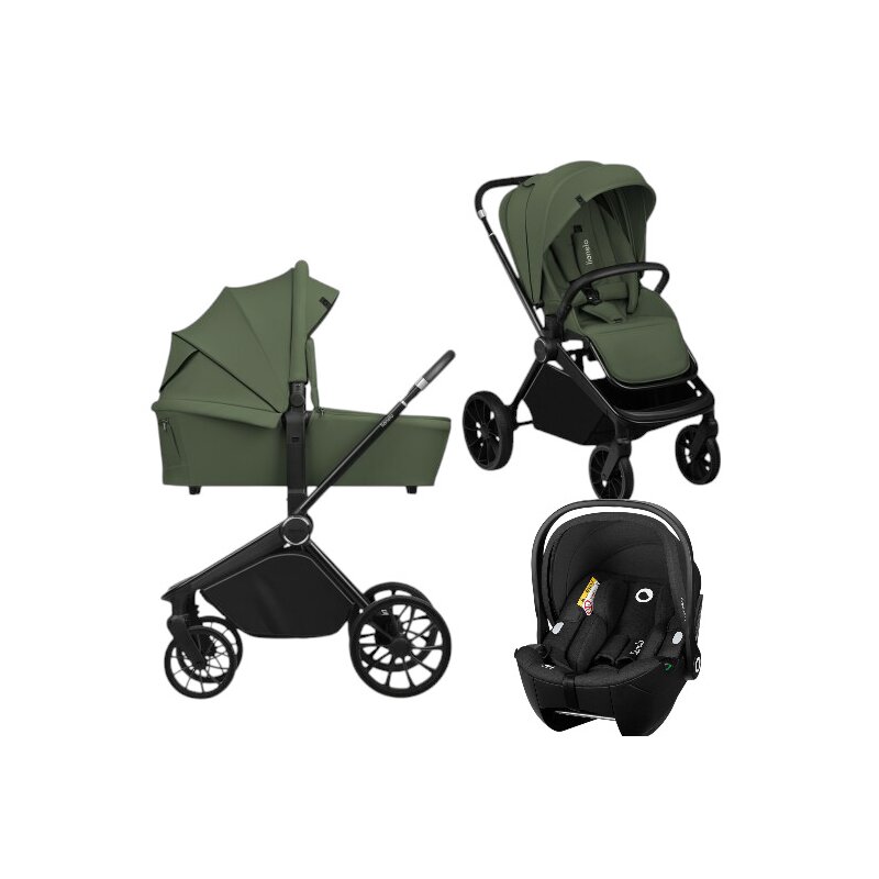 Lionelo Mika Plus 3in1 Carucior Premium Verde