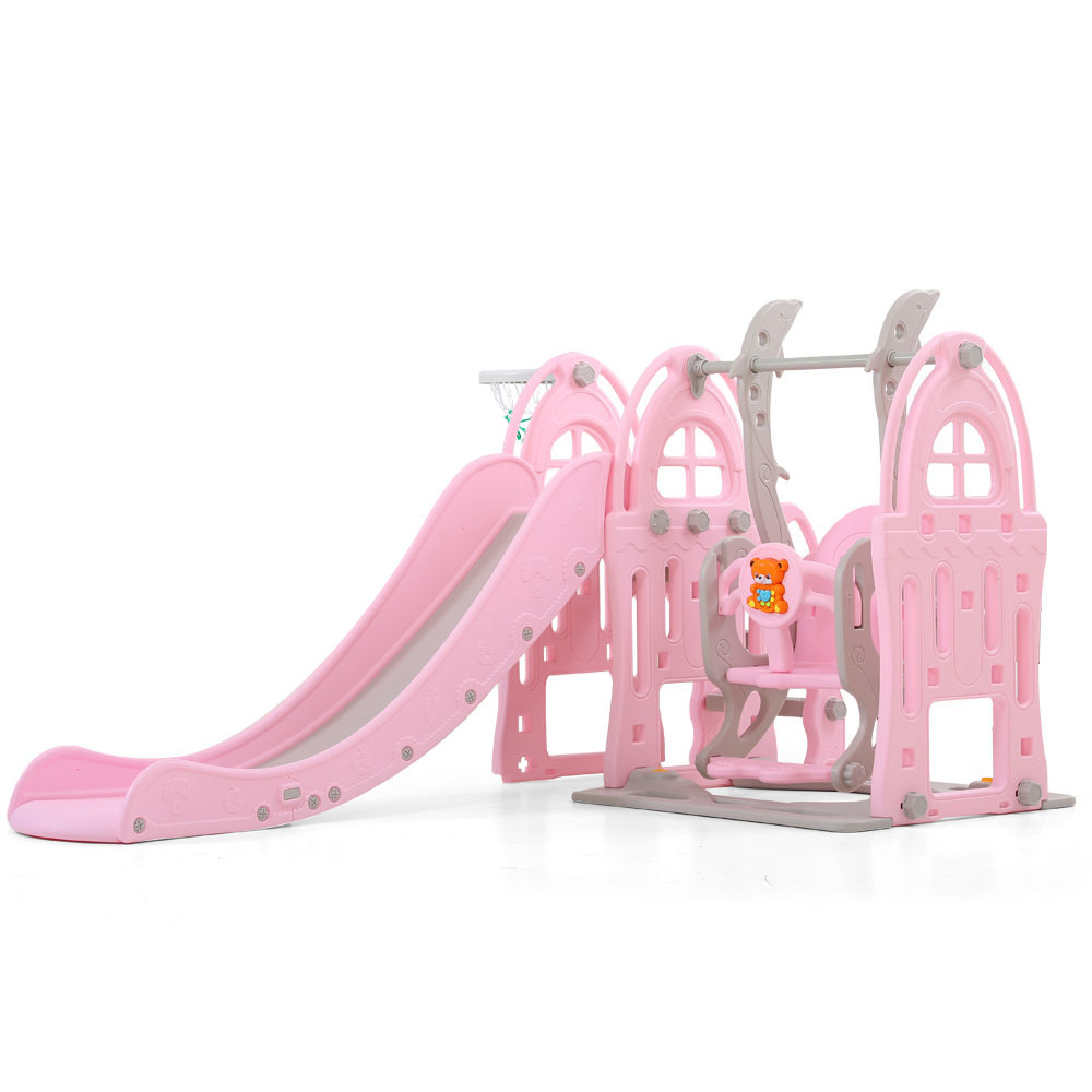 Spațiu Joacă 3in1 Nichiduta Dolphin Pink, Leagan & Tobogan
