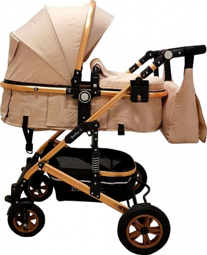 Baby Care Pro 531 Carucior 3-in-1 Crem