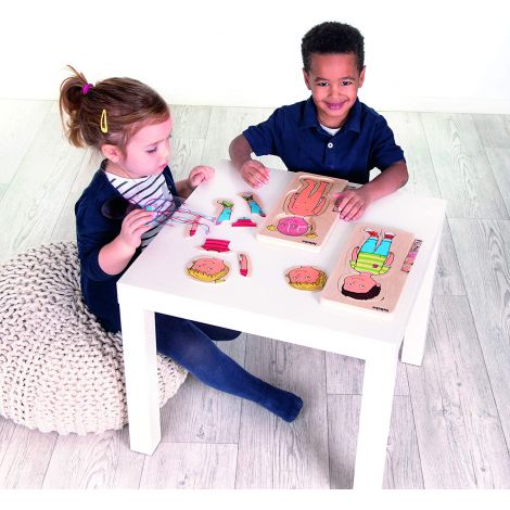 Puzzle Educativ Stratificat Corpul Uman Beleduc - imagine 5