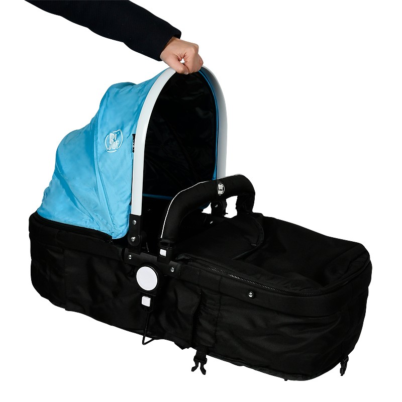 Carucior 2in1 Reversibil Buf Boof X2 Blue, Aluminiu