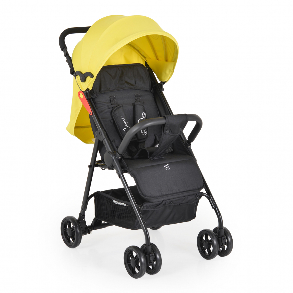 Carucior Sport Moni Capri Yellow, Reglabil - imagine 6