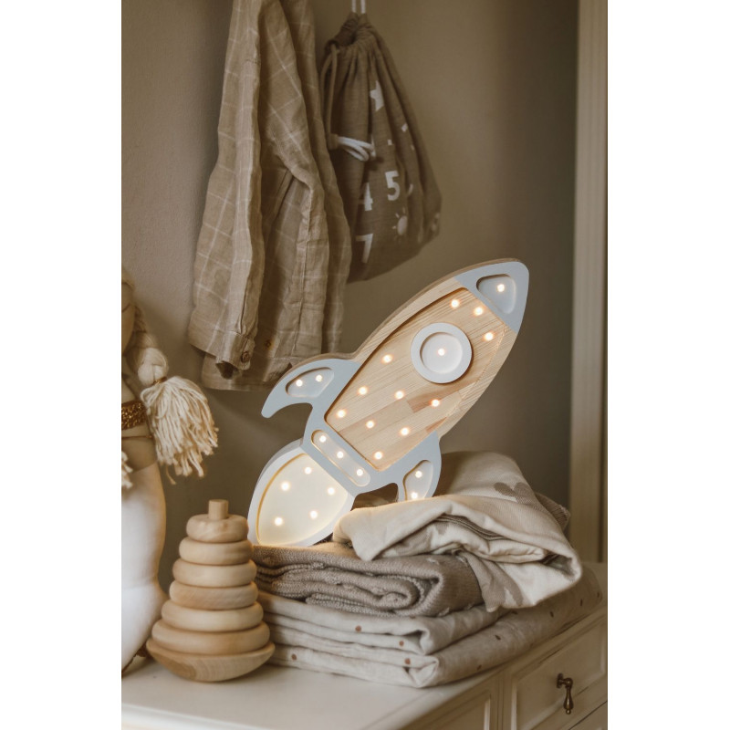 Lampa Racheta Little Lights - Decor Copii - imagine 3