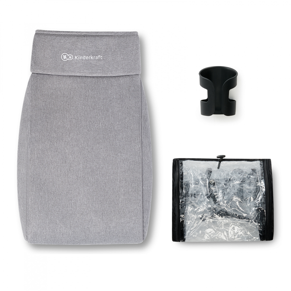 Carucior Kinderkraft Vesto Grey de la naștere - imagine 8
