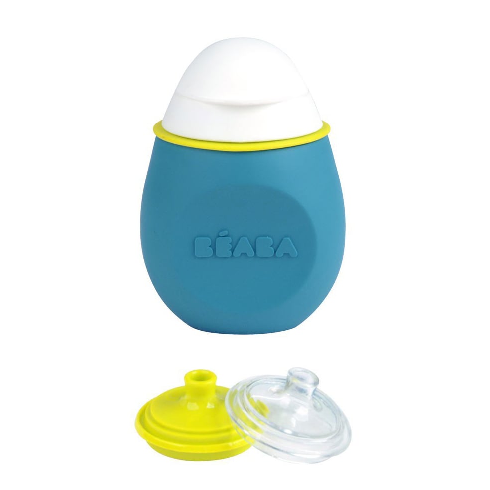 Beaba BabySqueez 2 in 1 Albastru - Recipient Pratic