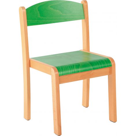 Scaun verde mărimea 3 Moje Bambino cu protecție