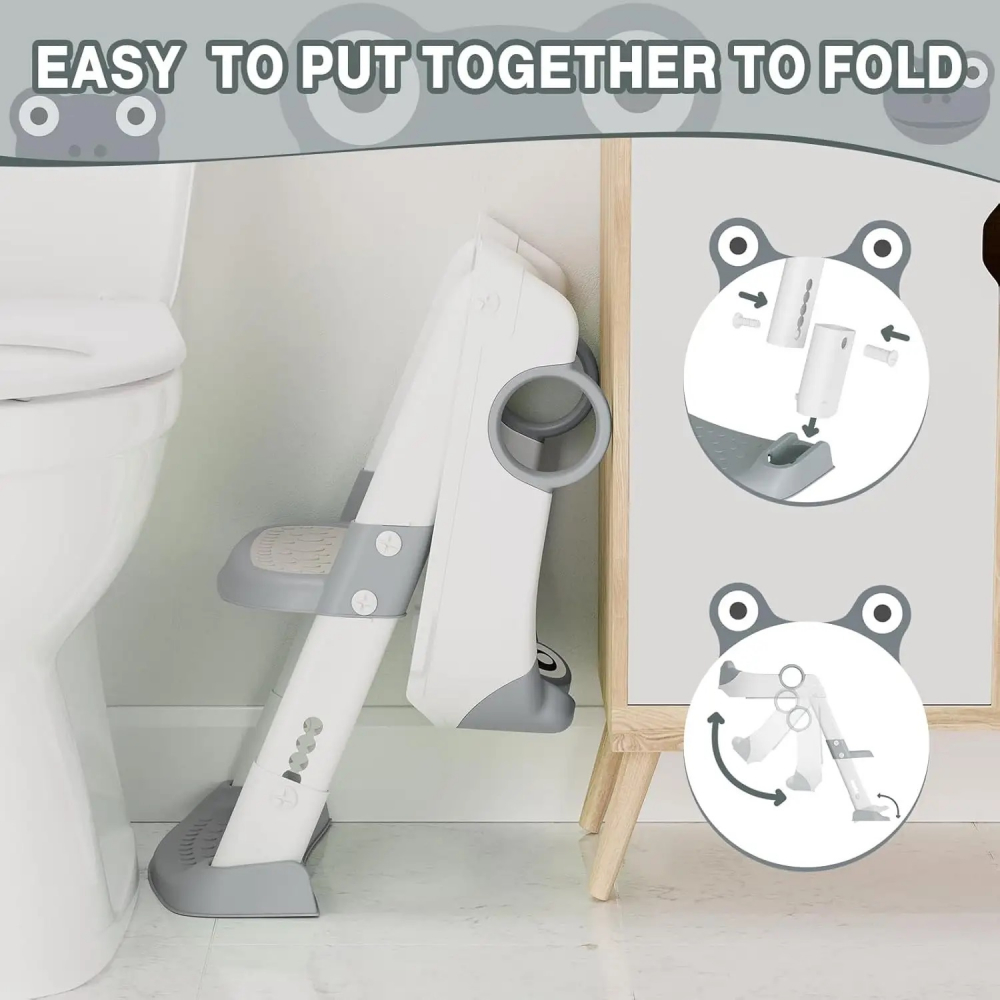 Reductor WC Little Mom Frog - Autonomie sigură