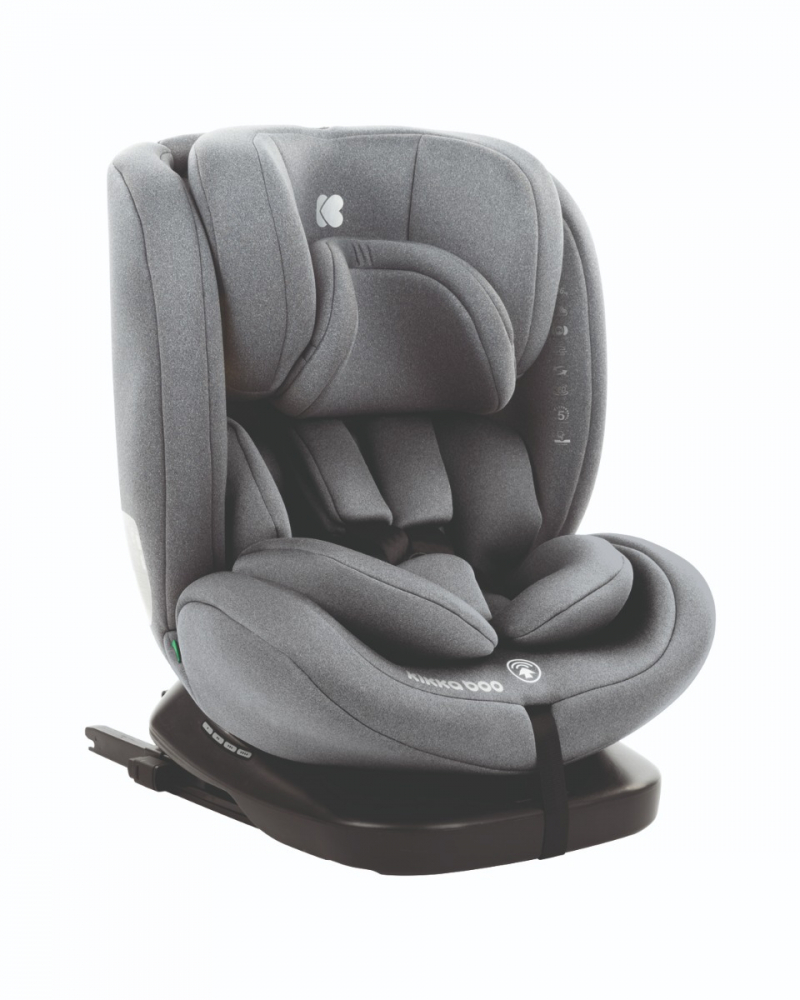 Scaun auto Kikkaboo i-Comfort ISOFIX, Dark Grey