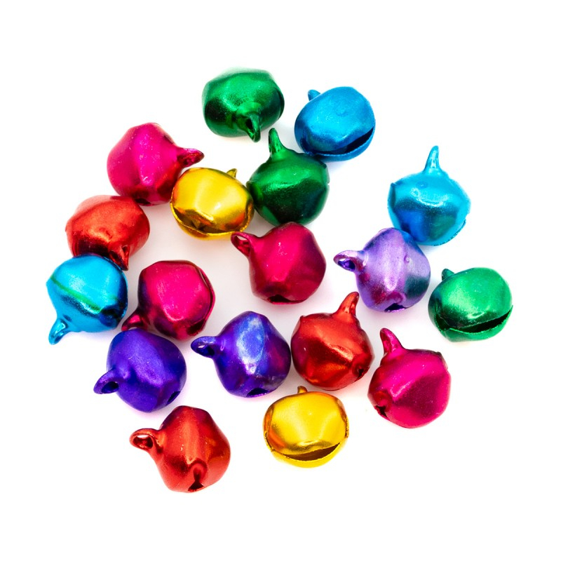 Clopotei Metalici Colorart, 18 buc, Multicolor