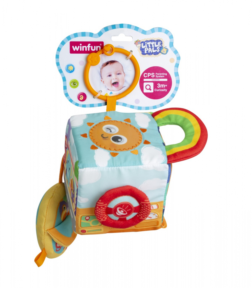 Cub Textil Winfun | Activități Senzoriale Bebeluși
