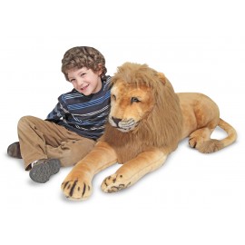 Leu Gigant Plus Melissa & Doug | Jucărie de Pluș Premium - imagine 2