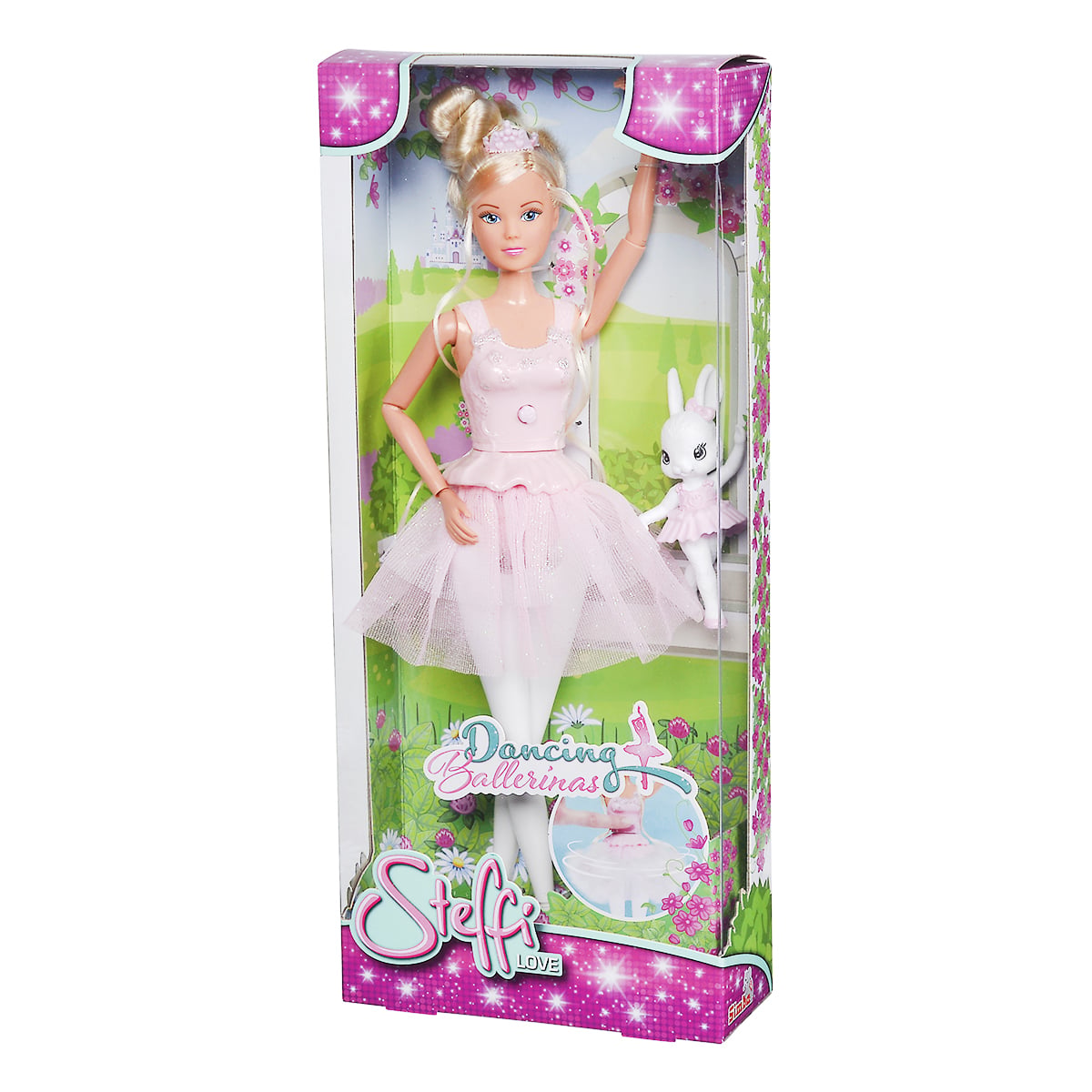 Papusa Steffi Love Balerina cu Iepuras, 29 cm