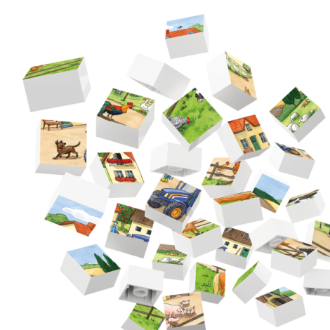 Puzzle Hubelino Ferma 35 piese - Educativ - imagine 3
