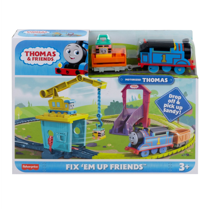 Set Thomas Motorizat Carly si Sandy - Joc Interactiv