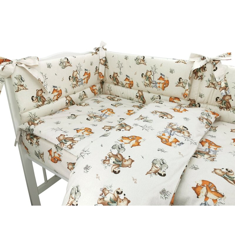 Lenjerie Patut 3 Piese MimiNu Bumbac 120x60 cm