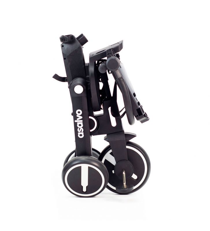 Tricicleta Asalvo Discovery Gri, Pliabila cu Scaun Rotativ - imagine 3